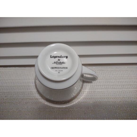 Legendary Noritake 4166L Crestwood Platinum Fine Porcelain Tea Cup Only - Picture 6 of 6